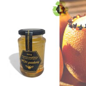 Narancs-szegfűszeg ágyon érlelt termelői akácméz 500g