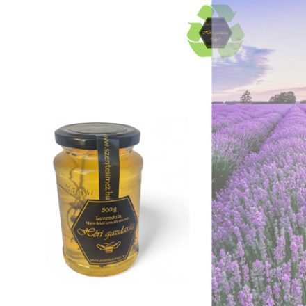 Levendula ágyon érlelt termelői akácméz 500g