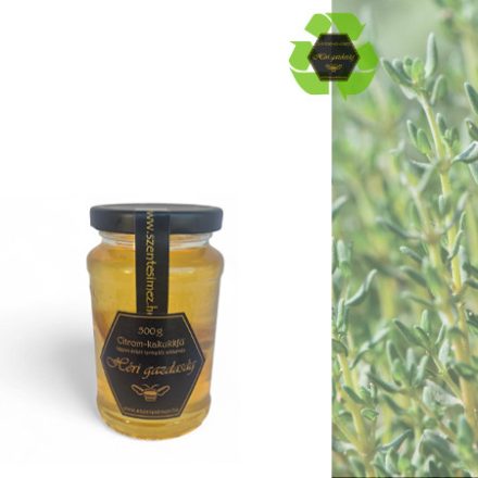 Citrom-kakukkfű ágyon érlelt termelői akácméz 500g