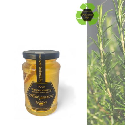 Citrom-rozmaring ágyon érlelt termelői akácméz 500g