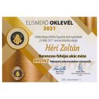 Narancs-fahéj ágyon érlelt termelői akácméz 500g -díjazott
