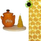 Termelői méhviasz gyertya fenyő