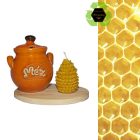 Termelői méhviasz gyertya toboz