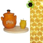 Termelői méhviasz gyertya bagoly